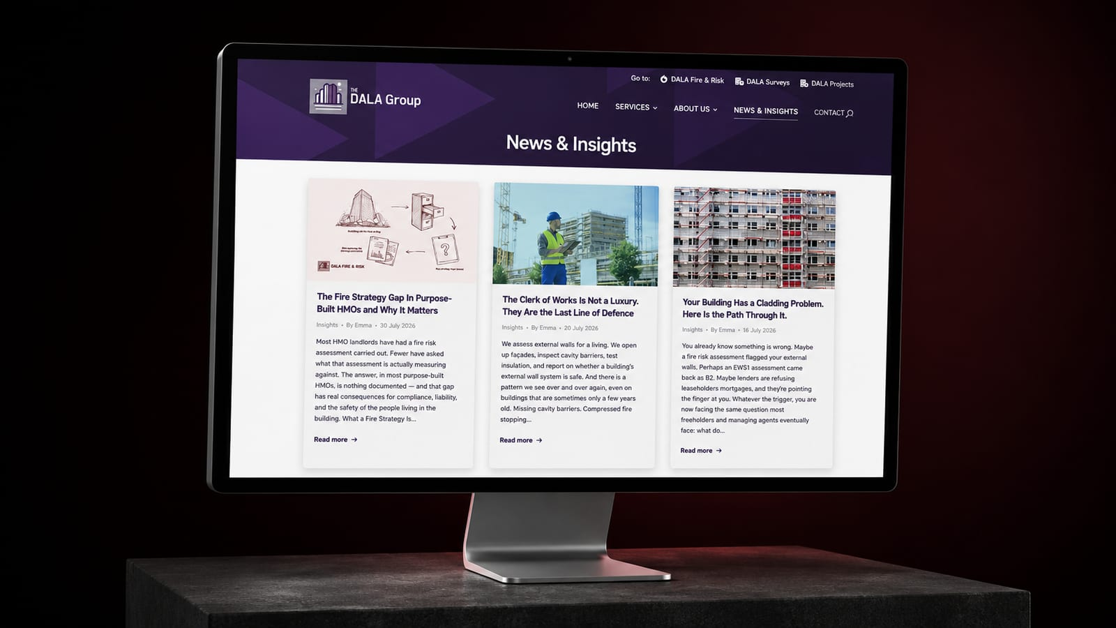 The DALA Group website